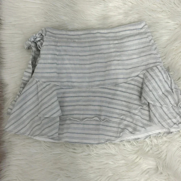 Forever 21 striped skirt size XS mini skirt blue white - Picture 4 of 8
